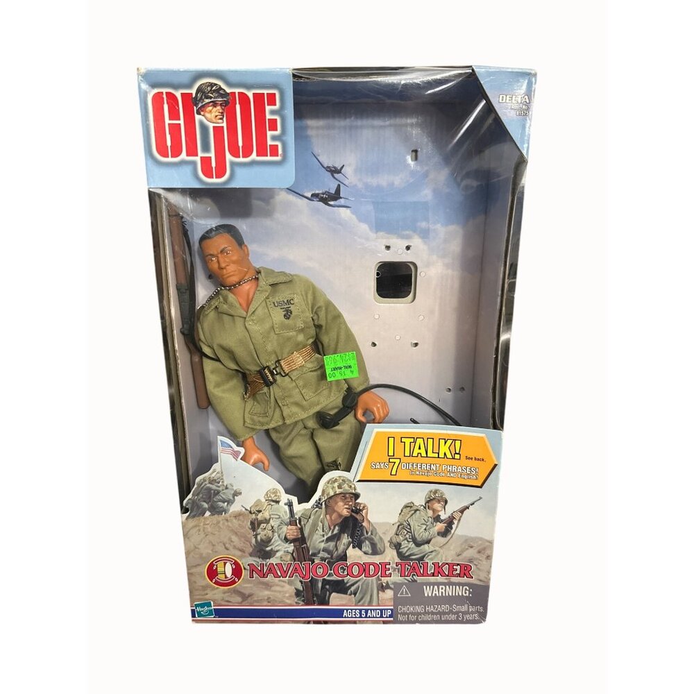 G.I. Joe Navajo Code Talker Action Figure Accessories‎ & Original Box incomplete